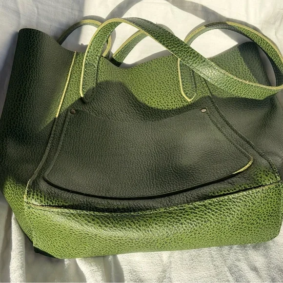 Portland Leather Goods Avocado Large Juliette shoulder bag - Picture 3 of 4